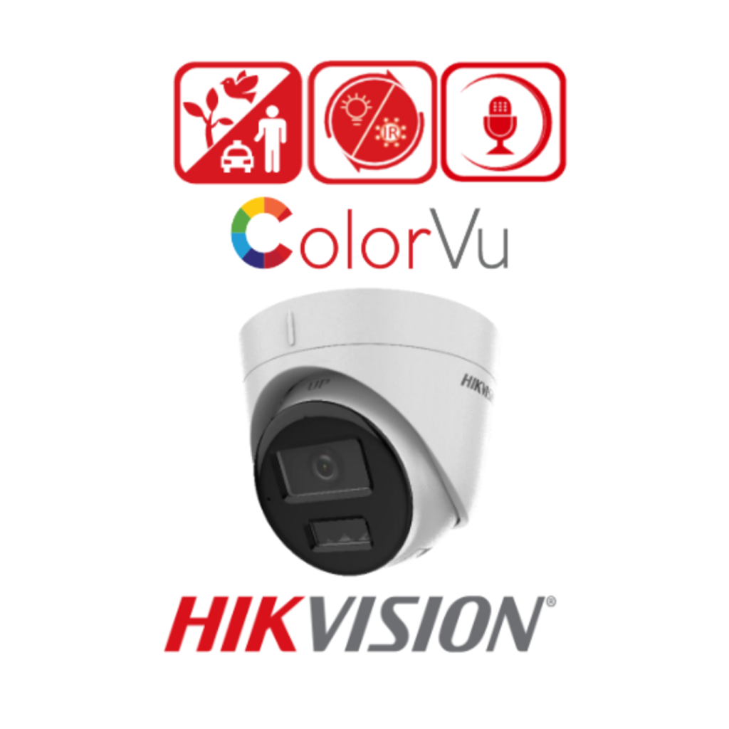 DS-2CD1323G2-LIUF IP Camera (Hybrid Light, MD 2.0 Dome 30m 2Mpx 2,8mm)