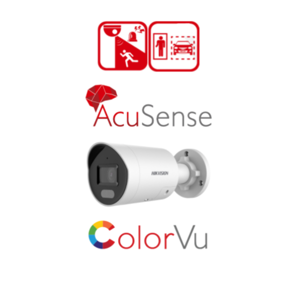 DS-2CD2047G2-LU/SL IP Camera (ColorVu, Acusense Bullet 4Mpx 2.8mm)